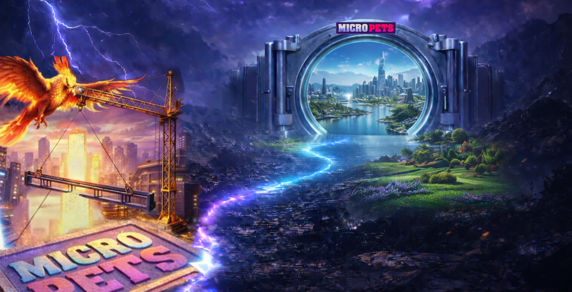 MicroPets roadmap portal artwork